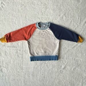 Hanna Andersson color block sweatshirt, 3T